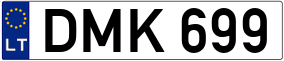 Truck License Plate